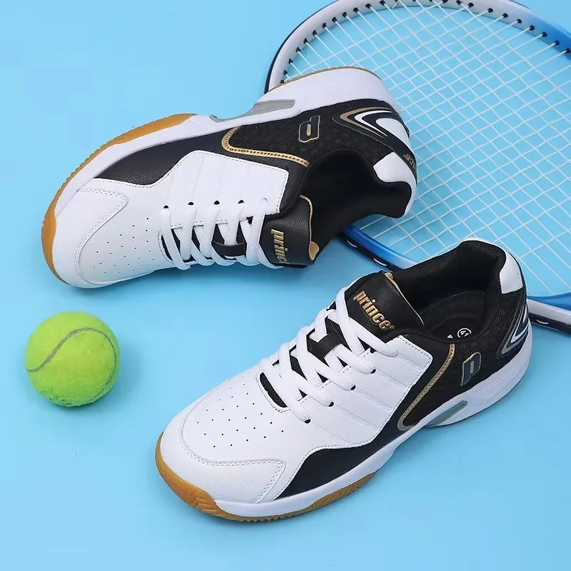Badminton Shoes Men - 전문 남성 여성 가죽 배드민턴 신발